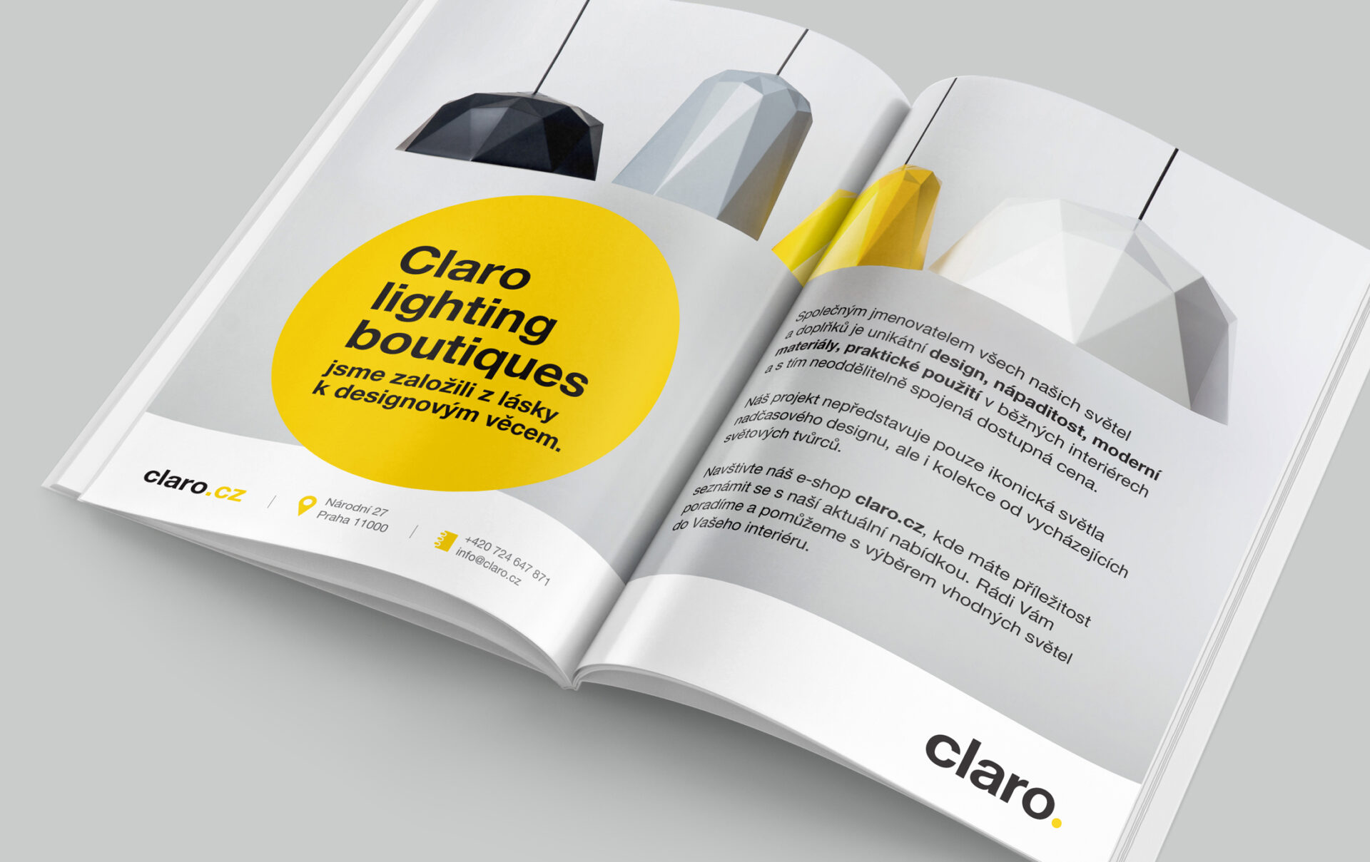 claro light showroom